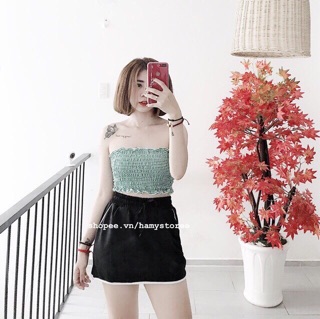 Áo hai dây croptop