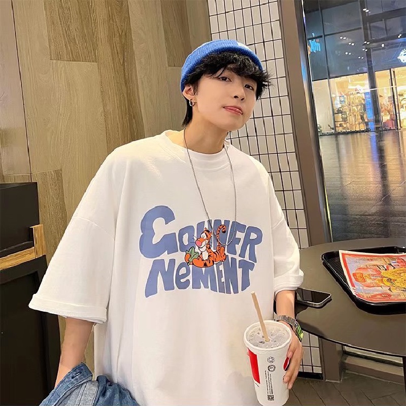 Áo Thun Tay Ngắn Thời Trang Phong Cách Năng Động Cho Nam