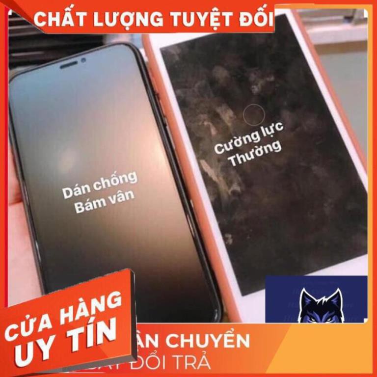 Kính Cường Lực Chống Vân Tay Mờ  Chống Chói Cho iphone 6 7 8 Plus X Xs Xr 11 11ProMax 12 12Pro Max 13 13ProMax