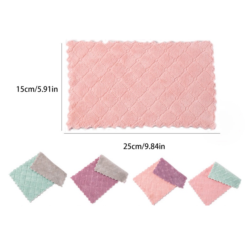 Set 10 Khăn Lau Chén Dĩa Đa Dụng Cho Nhà Bếp
