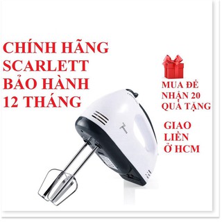 Máy đánh trứng kem bơ cầm tay, máy làm bánh 7 tốc độ tặng 4 que làm bánh, đánh trứng chính hãng bảo hành 12 tháng