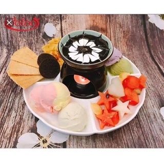 Khay đựng lẩu kem 25cm