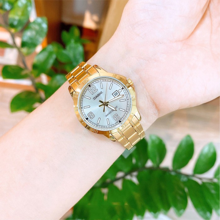 Đồng hồ nữ dây kim loại chính hãng Casio Anh Khuê LTP-V004