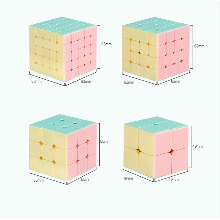 Đồ Chơi Khối Rubik 2x2 3x3 4x4 5x5 Nhiều Màu Sắc