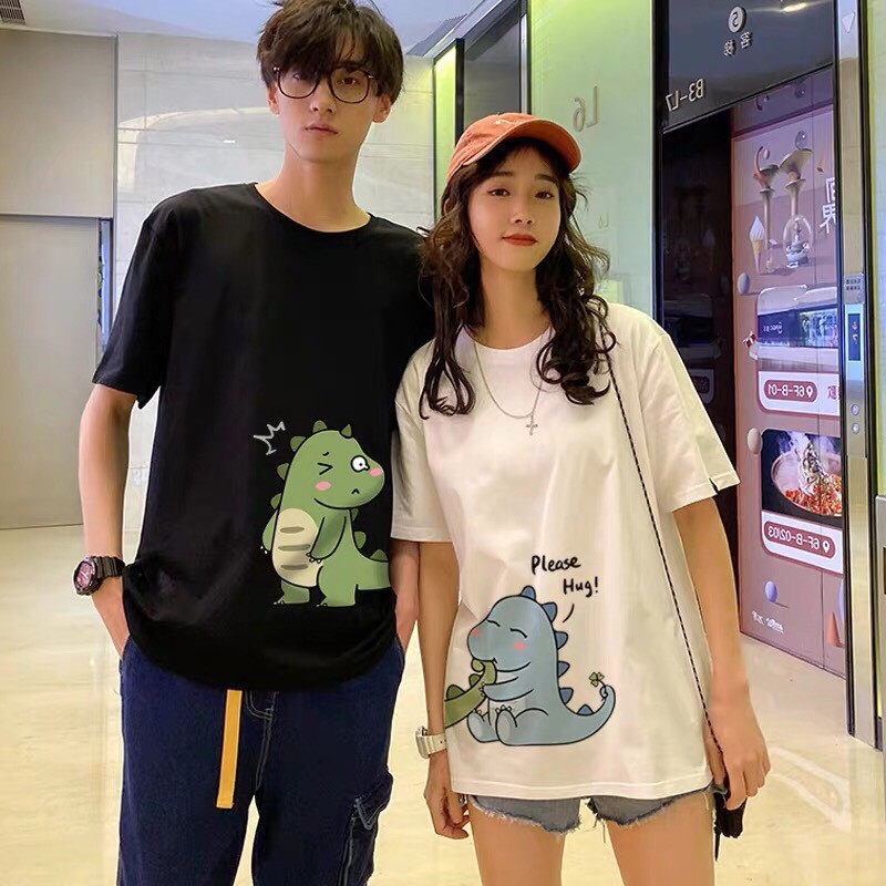 [XẢ LỖ 100k/4c]Áo Đôi Unisex ❤️FREESHIP❤️ Giảm 10k nhập [DONG2TA] Áo Phông Nam Nữ Tay Lỡ - AT33