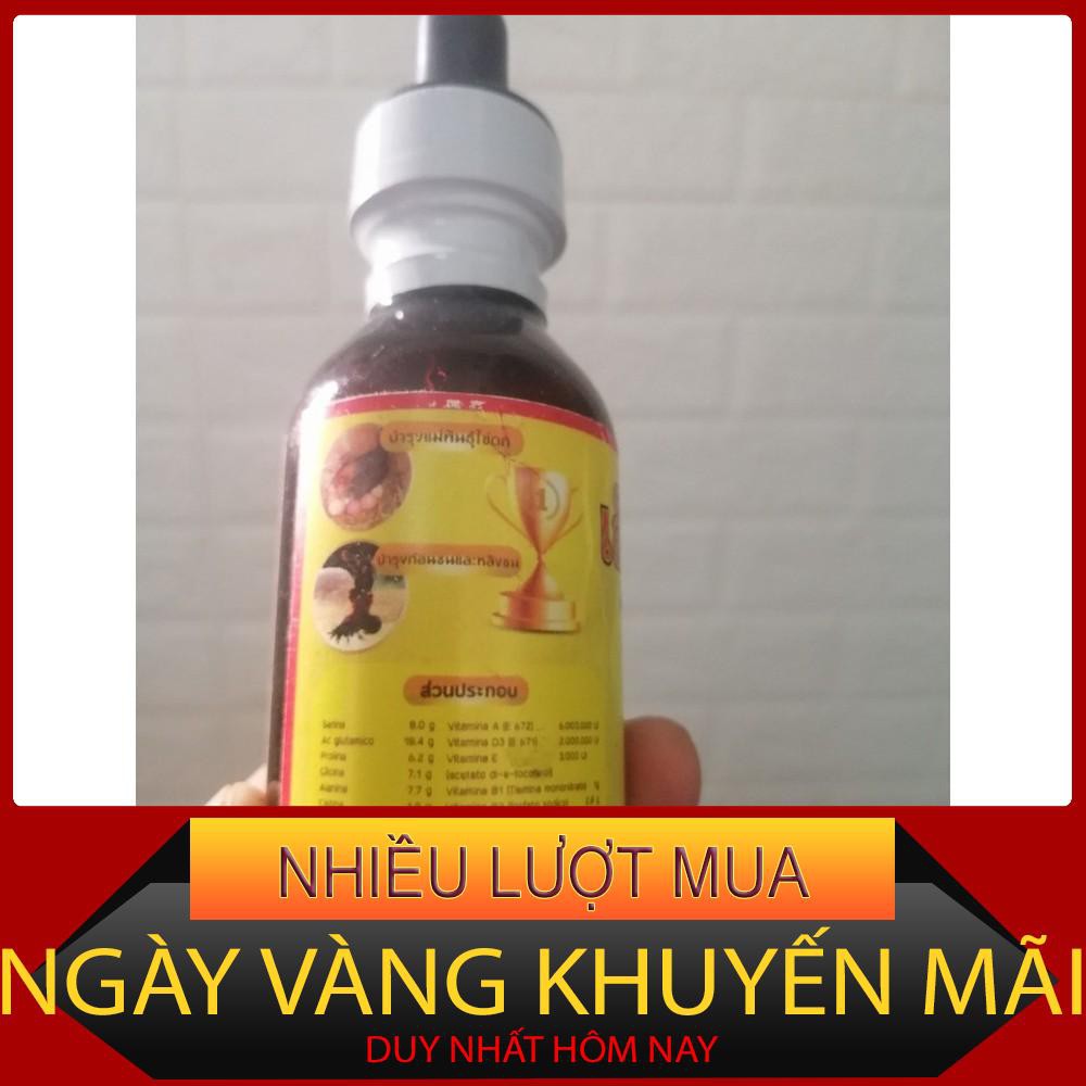 Thuốc bổ tộng hợp (dạng nhỏ giọt) chăm sóc gà đá bị bệnh , ốm trong , nhợt nhạt