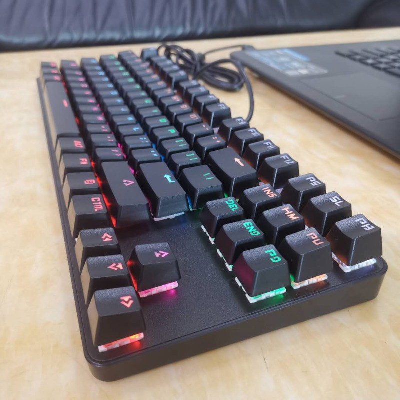 Bàn Phím Cơ Gaming 87 Phím Có Đèn Nền Rgb