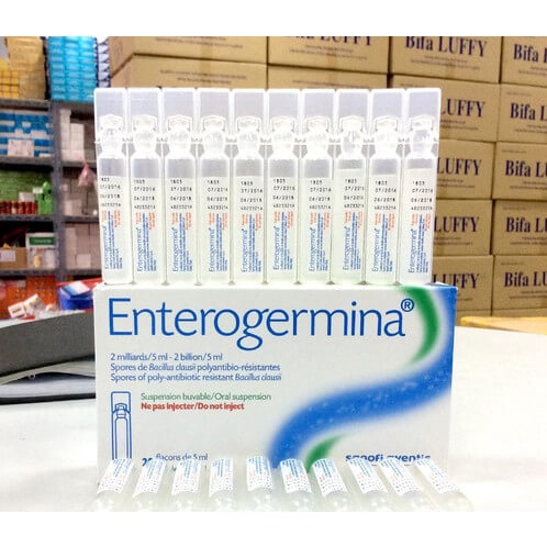 Hộp 20 ống Men vi sinh Enterogermina, Hỗ trợ rối loạn tiêu hóa, bổ sung lợi khuẩn, hệ miễn dịch - Trung Đông Pharmacy