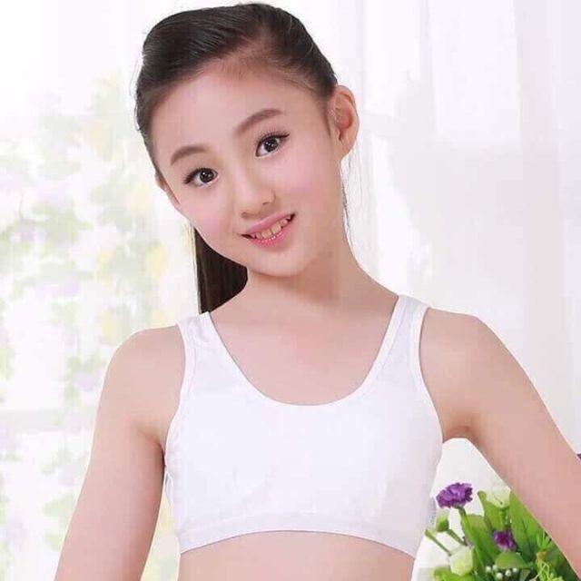 Áo lót lá 3 lỗ dành cho học sinh có đệm nhẹ