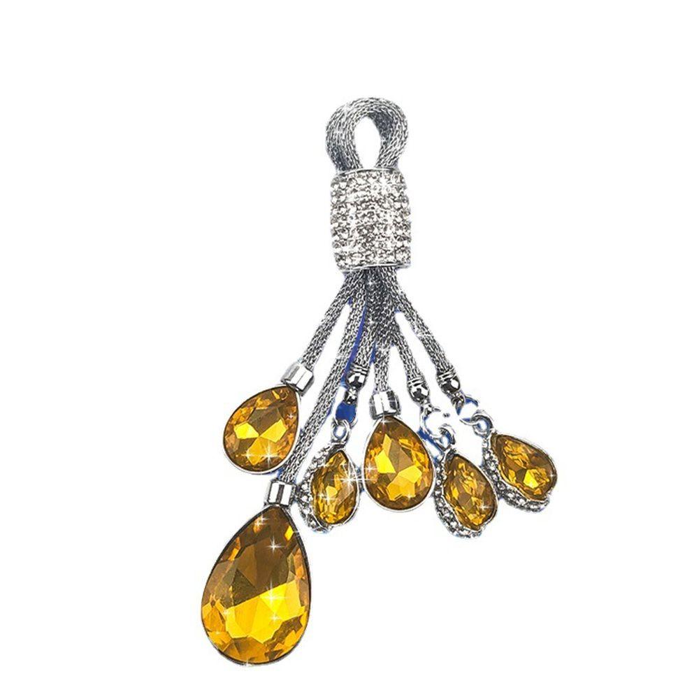 Móc Khóa Kim Loại Thời Trang NORMAN|Giá Đỡ Chìa Khóa Xe Hơi Hình Giọt Nước Độc Đáo