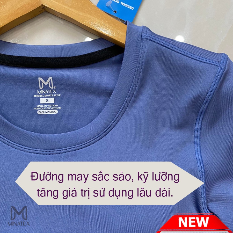Minatex - Hàng loại 1 - Áo croptop tập gym yoga earobic đai bản to kèm mút ngực vải đanh mịn đường may đẹp xịn chắc chắn