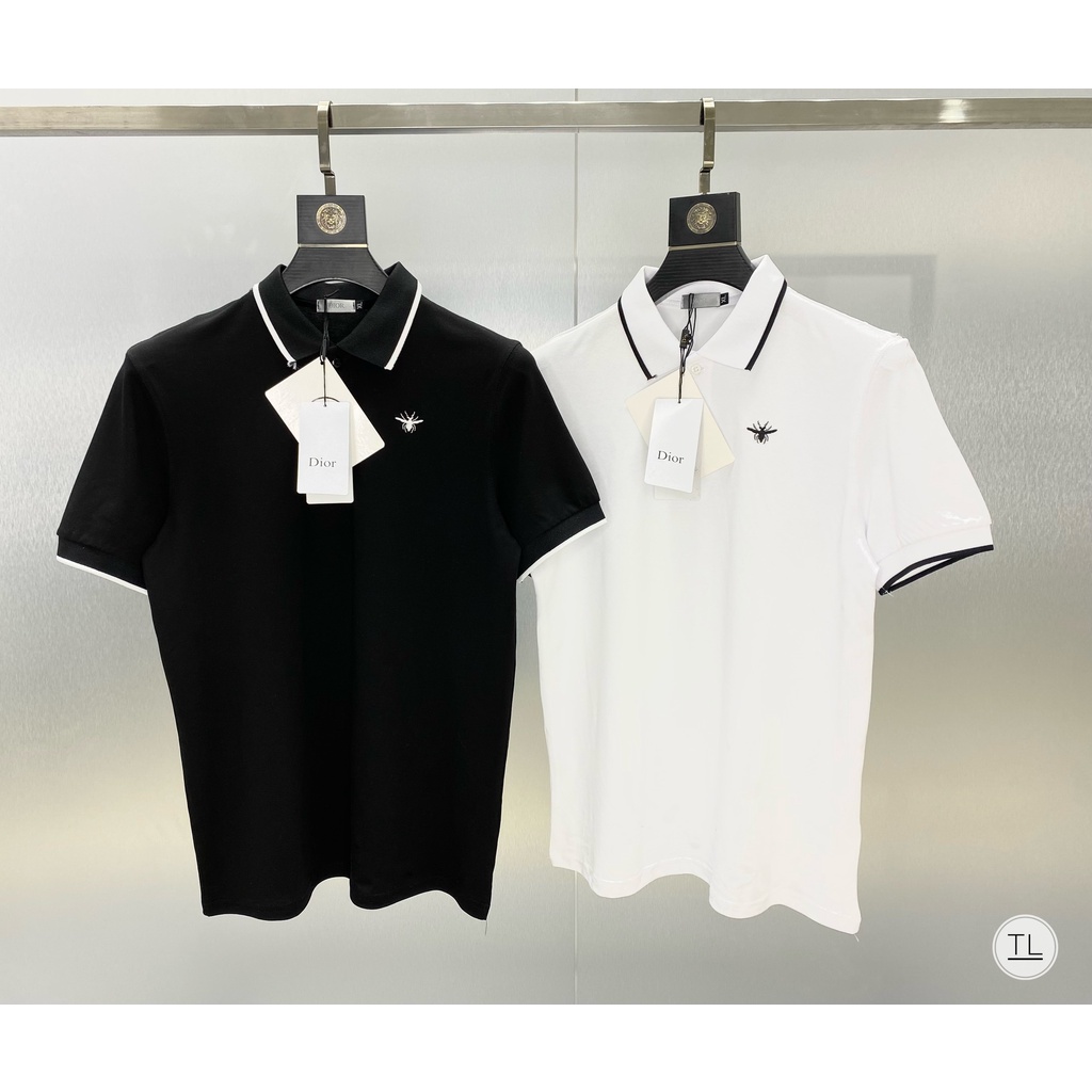 Áo thun nam polo cổ bẻ DI.OR họa tiết thiết kế 1 nhện, đơn giản nhìn rất sang trọng, chất liệu vải cotton mặc thoán mát