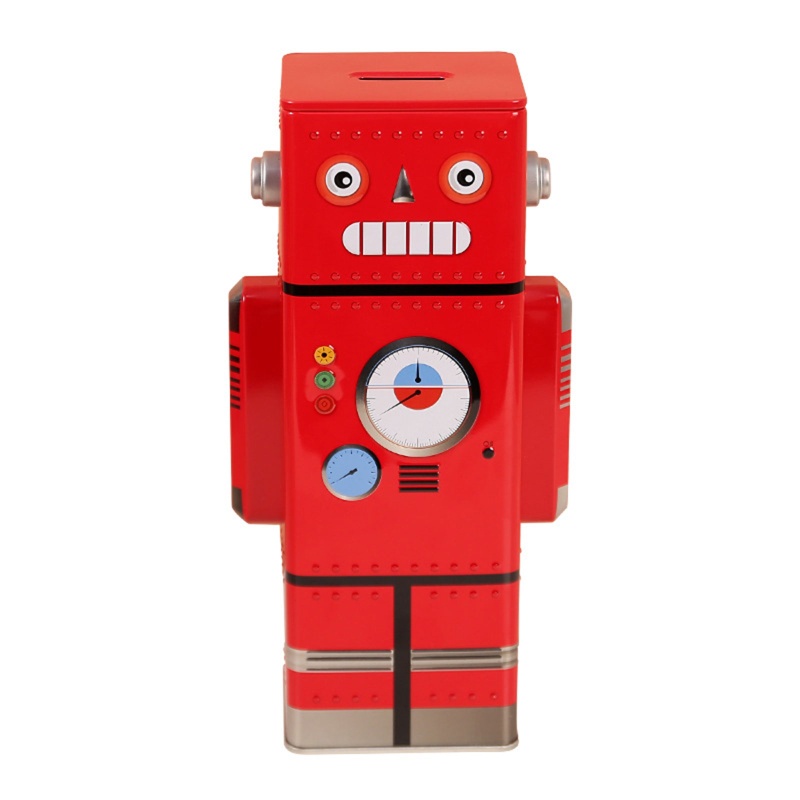 Hộp Đựng Tiền Tiết Kiệm Hình Robot Hoạt Hình Đáng Yêu Dành Cho Trẻ Em Và Người Lớn