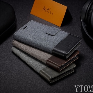 Ốp Điện Thoại Vải Mềm Dạng Ví Chống Sốc Bảo Vệ Toàn Diện Cho OPPO A3S A5 A5S A7 A52 F11 Pro F9 A9 2020 A59 A57 F5 A83