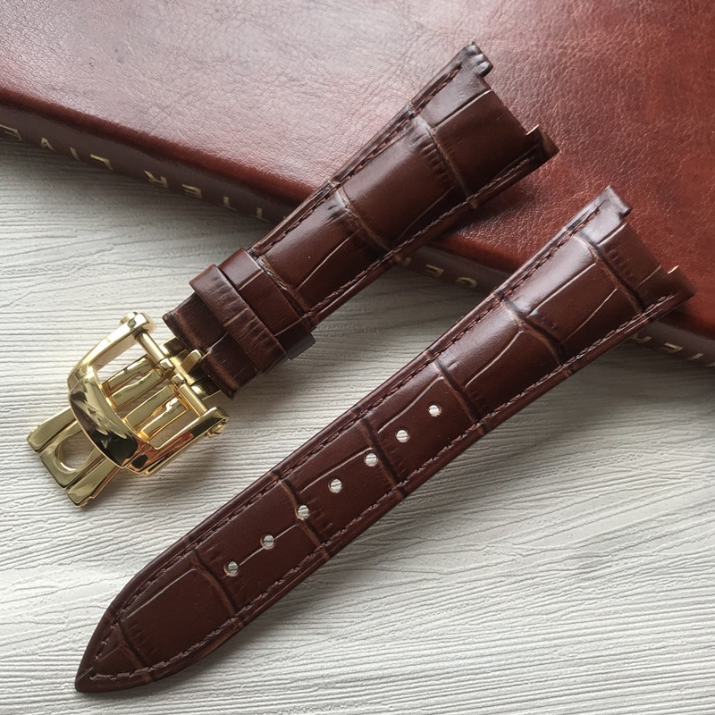 Dây Da Đeo Đồng Hồ Patek Philippe 5712G 5711 notch 13 25mm