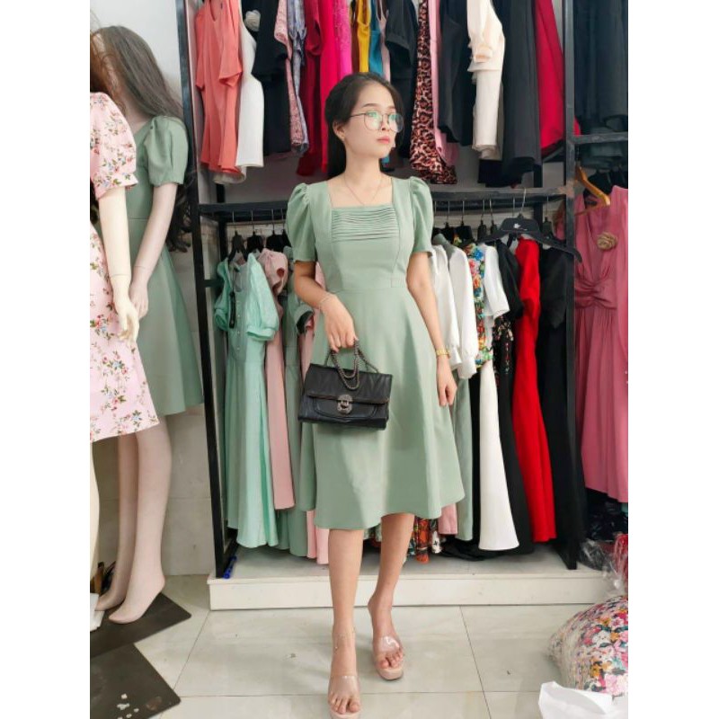 ảnh chụp thật bán sỉ ĐẦM XOÈ CAO CẤP VẢI LỤA THƯỢNG HẢI DÀY KHÔNG NHĂN CAO CẤP  SIZE S.M.L.XL.XXL 40-70KG