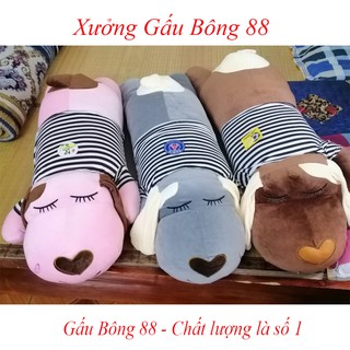 Gấu bông gối ôm chó dài cực đẹp và đáng yêu - Hàng VNXK cao cấp