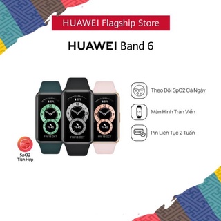 Vòng Đeo Tay Thông Minh HUAWEI Band 6 | Theo Dõi SpO2 Cả Ngày | Màn Hình Tràn Viền