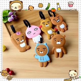 Thẻ hành lý hình kakao friend - name tag vali - thẻ tên treo vali inochi