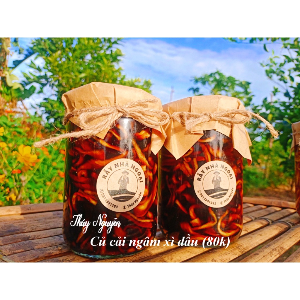 Củ cải ngâm xì dầu (Ăn chay)