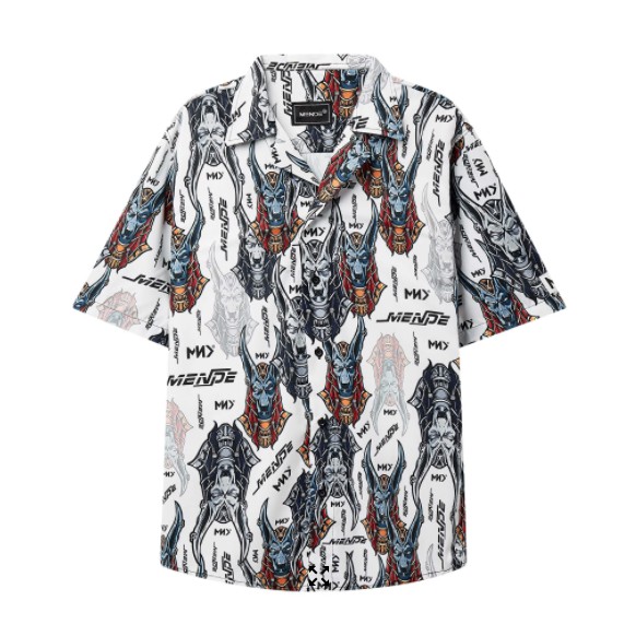 [CLIP THẬT] Áo sơ mi tay ngắn họa tiết ANUBIS Fulltag Mende ,tay lỡ FORM UNISEX | BigBuy360 - bigbuy360.vn
