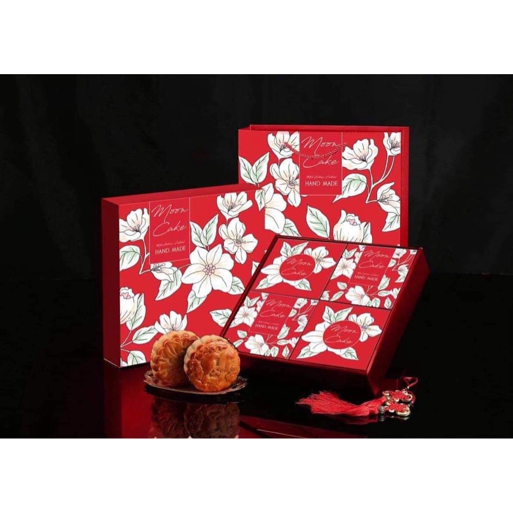 Hộp Đựng 4 Bánh Trung Thu 150-250g 2022