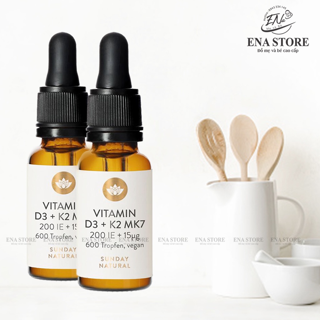 Vitamin D3K2 MK7 Sunday Natural 600 giọt