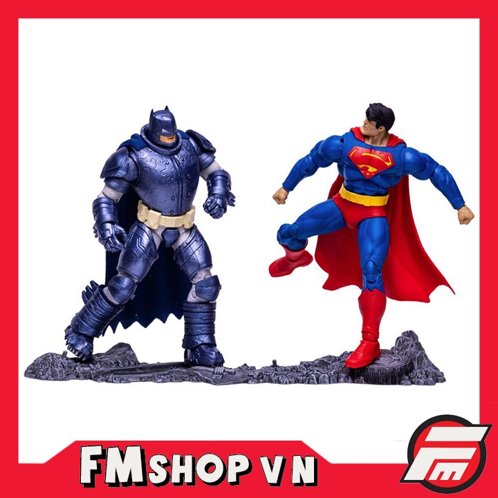MÔ HÌNH DC MULTIVERSE SUPERMAN AND BATMAN ARMOR