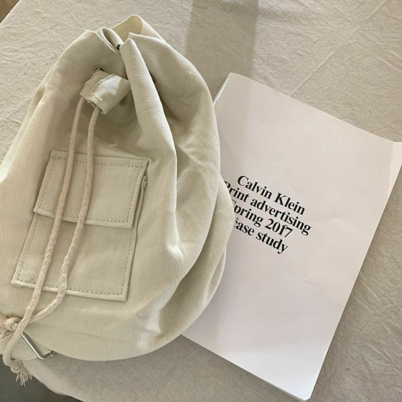Balo 1 dây, dây rút, vải canvas - BALO 1 DÂY
