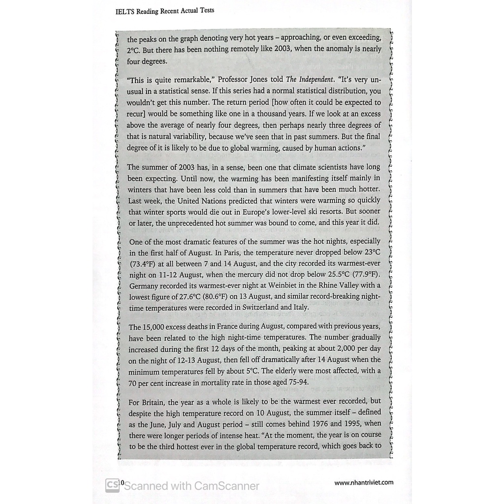 Sách Ielts Reading Recent Actual Tests
