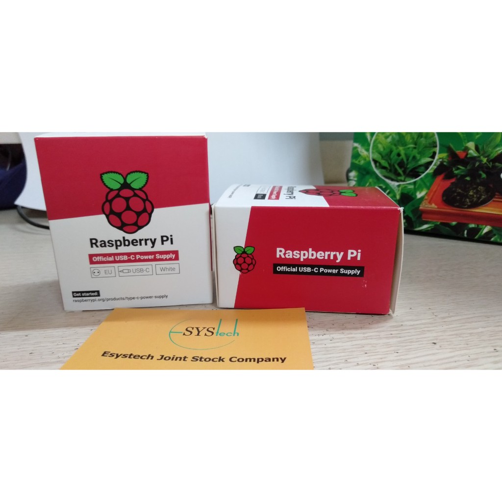 Nguồn Raspberry Pi 4 - Chính hãng - Màu đen