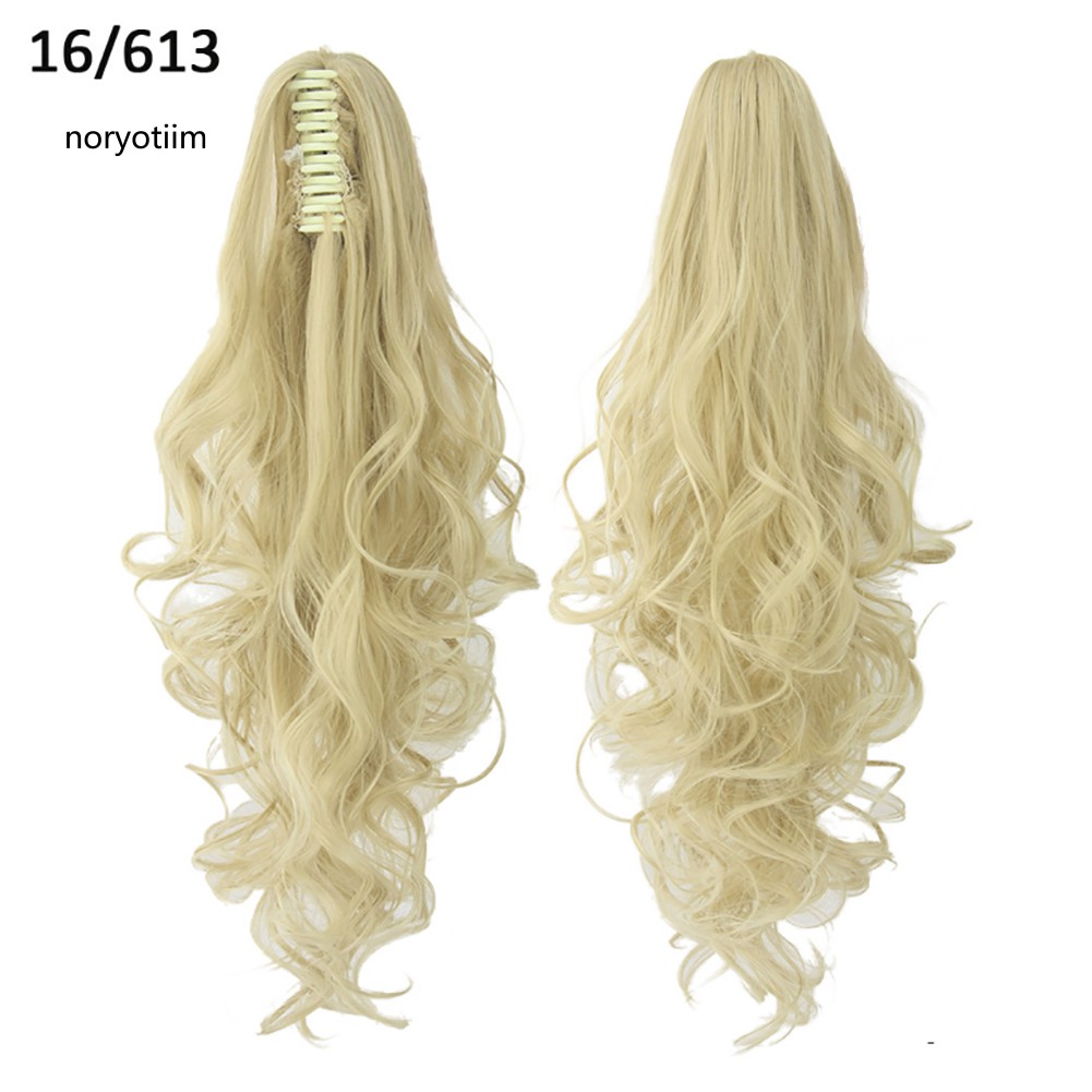 ✽WMF✽Women Fashion Long Fluffy Curly Fake Ponytail Wig Hairpiece False Hair Gift