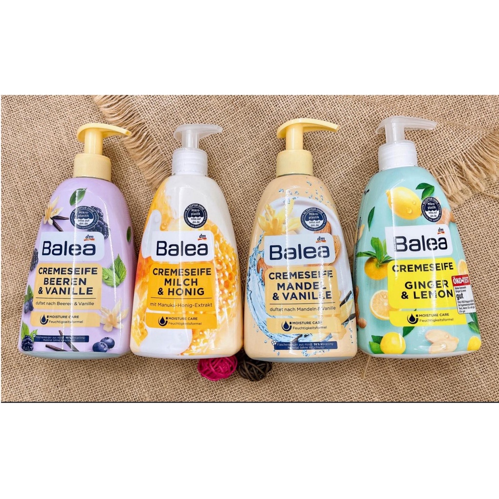 Nước rửa tay dưỡng da, diệt khuẩn Balea, hương thơm và chiết xuất thiên nhiên, dưỡng ẩm da tay
