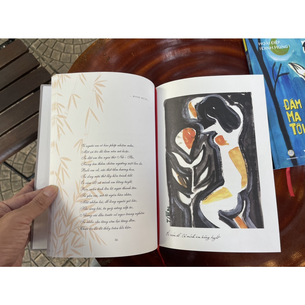 Sách - Mê Hồn Ca – Đinh Hùng – Truongphuongbooks - bìa cứng in màu giấy mỹ thuật