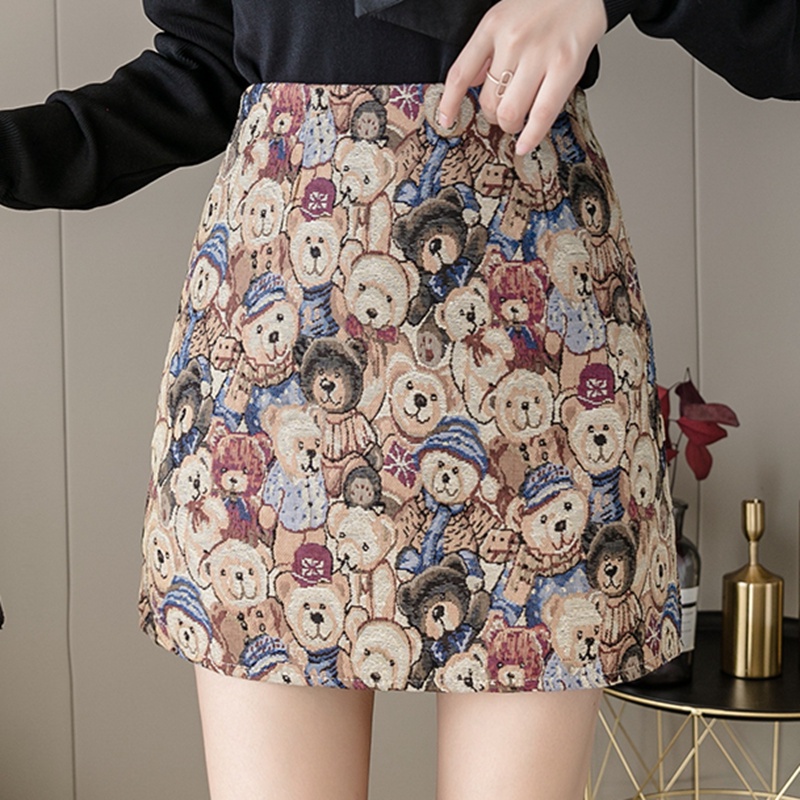 (HÀNG SẴN) Chân Váy A Họa Tiết Ca Tính VH11 - Hàng Quảng Châu Cao Cấp