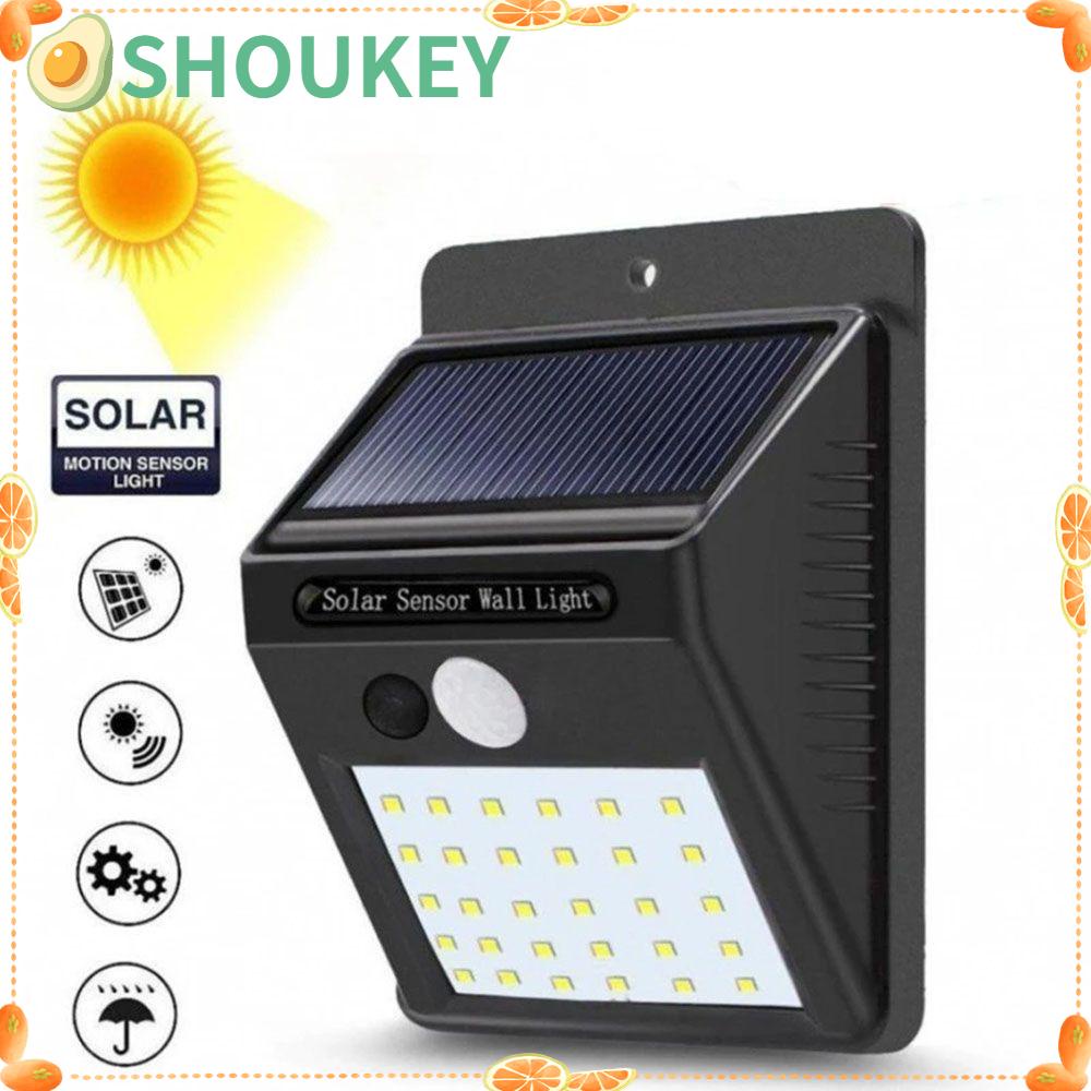 Đèn LED gắn tường sử dụng năng lượng mặt trời cảm biến chuyển động không dây