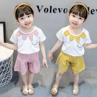 Bộ quần áo trẻ em bông hoa MSP521 cho bé gái