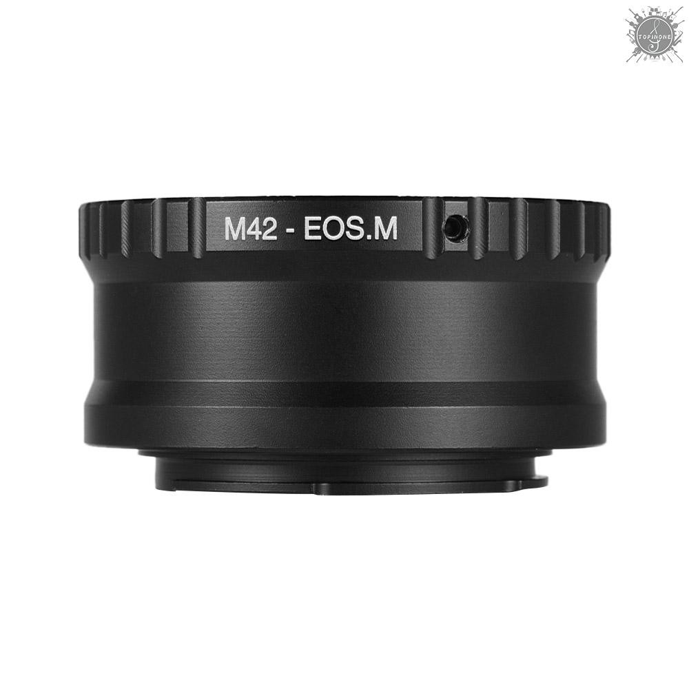 Ngàm chuyển đổi ống kính M42-EOS sang Canon EOS M chuyên dụng cho máy ảnh Canon EOS M M2 M3 M5 M6 M10 M50 M1