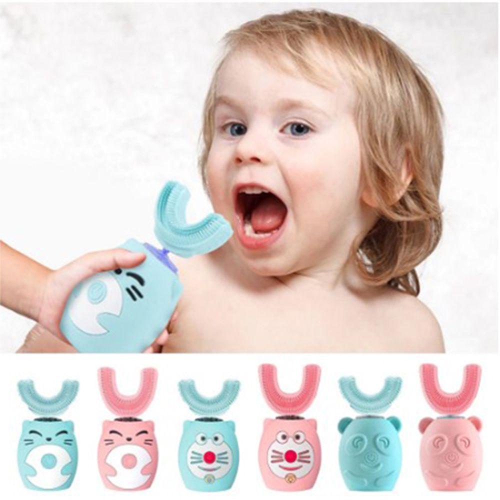 Bàn Chải Đánh Răng Tự Động Xoay 360 Độ Hình Chữ U Dễ Thương