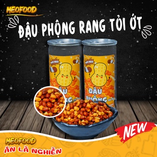 Đậu phộng rang tỏi ớt loại ngon 500g, đậu phộng cháy tỏi ớt Tiệm Ăn Vặt MeoFood thơm ngon đậm vị