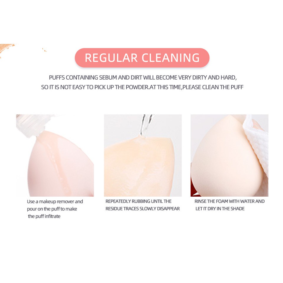 Bông mút trang điểm OVW hình quả trứng