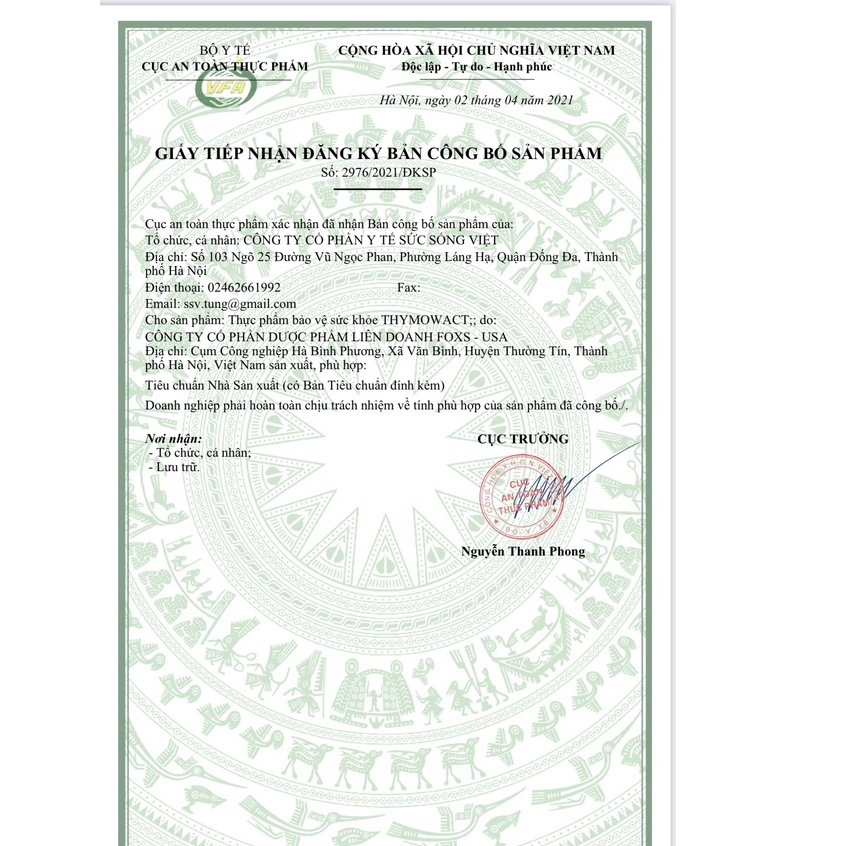 Siro tăng cường đề kháng Thymowact - Thymomodulin, betaglucan, kẽm