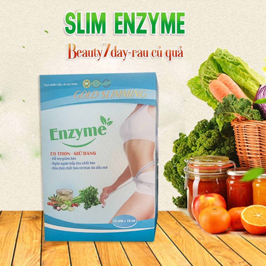 Enzyme giảm cân, rau củ quả thiên nhiên - giảm cân Slim Enzyme - Gold Slimming - giảm cân an toàn hiệu quả