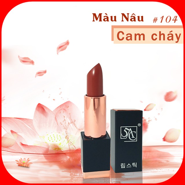 Son môi màu đỏ nâu cam Korea