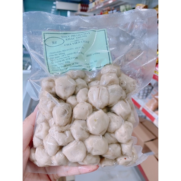 (HÀNG LẠNH CHỈ GIAO TPHCM) CHẢ VIÊN TIÊU CHAY 500G