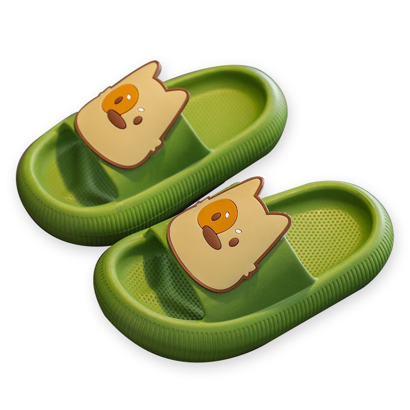 Dép Đi Trong Nhà Tắm Đế Mềm Chống Trượt Họa Tiết Hoạt Hình Dễ Thương Cho Bé Pine220