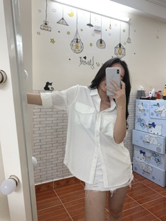 Áo sơmi trắng thanh lý