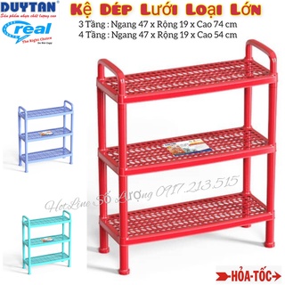 Kệ dép nhựa duy tân Loại Lớn 3 & 4 Tầng