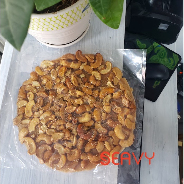 🌟 Seavy Bánh Tráng Hạt Điều - Giòn Rụm Thơm Lừng Đặc Sản Nha Trang 🥜 - 250g