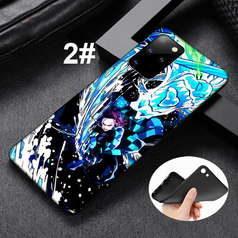 Samsung Galaxy S10 S9 S8 Plus S6 S7 Edge S10+ S9+ S8+ Soft Silicone Cover Phone Case Casing MD106 Demon Slayer Anime